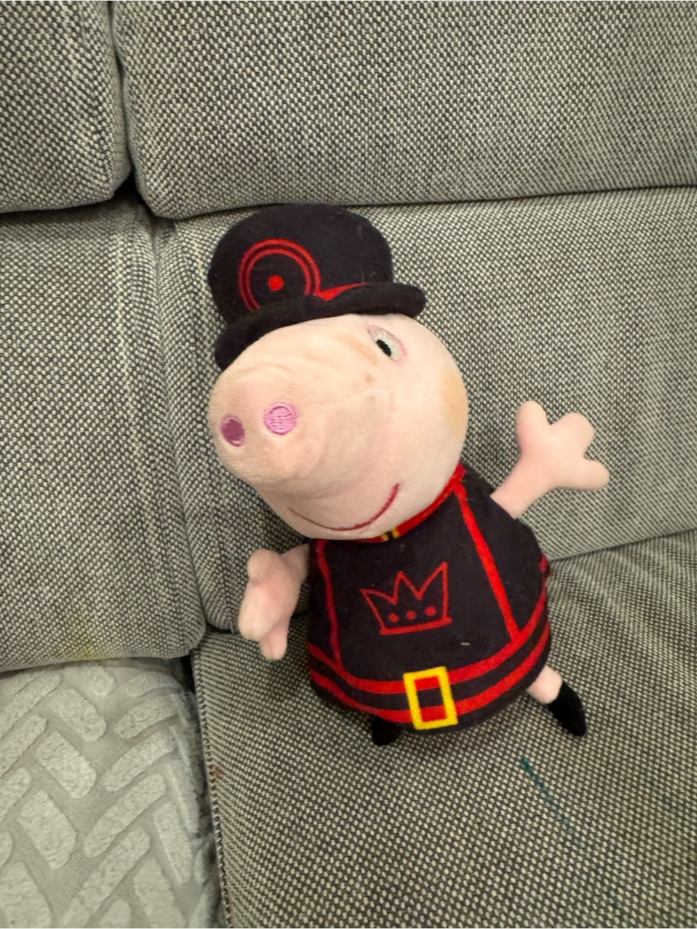 Peppa Pig British UK Castle Royal Guard Soft Plush Toy